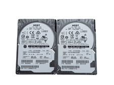 LOT OF 2 HGST 600GB 10K 2.5