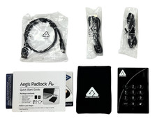 Apricorn A25-PLe256-500 Aegis Padlock 500GB Secure USB HDD with AES Encryption picture