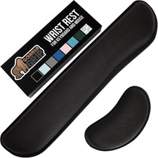 GORILLA GRIP Silky Memory Foam Wrist Rest for Computer Keyboard, Mouse, Ergonomi picture