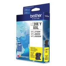 Brother LC20EY INKvestment 1,200 Page-Yield Super High-Yield Ink - Yellow New picture