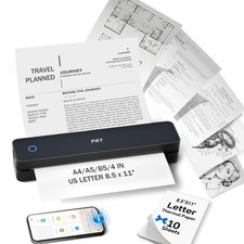Inkless Portable Printer for Travel, Wireless Thermal Printer, MT610 picture