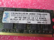 4x IBM 41Y2851 41Y2768 4GB DDR2 667 PC2-5300P 2Rx4 ECC REG 240Pin DIMM SERVER picture