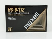 Maxell HS-8/112 Helical Scan 8mm Data Cartridge New picture