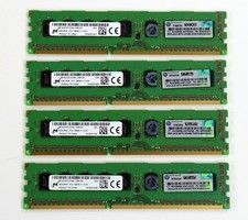 Micron 16GB (4x4GB) PC3-12800E 1600MHz DDR3 ECC Memory MT18JSF51272AZ-1G6K1 picture