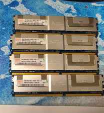 Lot of 4 Hynix 4GB 2Rx4 PC2-5300F-555-11 HYMP151F27EFR4C-Y5N3 Memory picture