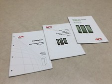 Lot of 3 APC MGE GALAXY 3500 UPS Parallel Manuals Installation Guides picture