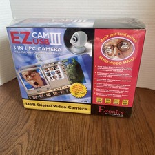 VINTAGE Ezonics EZ Web Cam III Model EZ-306 - Beige 3 in 1 PC Camera picture