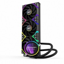 CRYORIG CRYO 360 Black AIO Liquid CPU Cooler 360mm ARGB LCD AM5 LGA1700 RGB picture