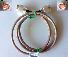 N male plug to N male Jumper Pigtail Cable RG400 from 25 to 100 feet Harbour Ind picture