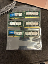 Lot of 6 - Crucial 24GB (6x4GB) DDR4-2666 PC4-21300 SO-DIMM 260-Pin CT4G4SFS8266 picture