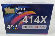 For HP LaserJet Pro 414X W2020X 4x Toner Cartridge Black Cyan Magenta Yellow picture
