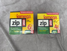Lot of 10 Iomega Zip 250MB Disks 6 Pack + 4 Pack Sealed New Old Stock Mac Format picture