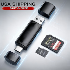USB 3.0 SD Micro SD TF Card Reader Adapter Memory Card Reader for PC Laptop US picture