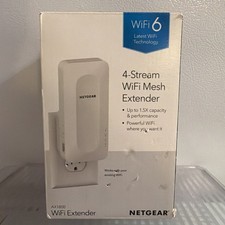 NETGEAR AX1600 4-Stream Wi-Fi 6 Mesh Extender With Box Nighthawk picture
