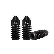 3 Pcs 0.4mm Hardened Steel Nozzles for Bambu Lab A1/A1 Mini hotend, Removable No picture
