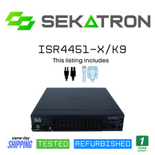 ♻️ No Clock Issue Cisco ISR4451-X/K9 Integrated Services Router ⚡Fast Shipping picture