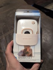 NEW IN BOX HP SPROCKET 2-IN-1 SMARTPHONE PRINTER+ INSTANT CAMERA PHOTO WHITE picture