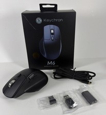Keychron M6 Multi-Device Bluetooth Wireless Mouse - Black - Open Box picture