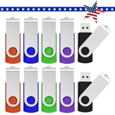5/10Pack USB 2.0 Flash Drive Swivel Thumb Drive Pen Drives 1G/2G/4G/16G/64G Lot picture