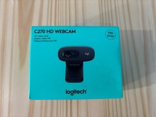 Logitech C270 HD Flexible Webcam 720p 30fps BUILT-IN Microphone FACTORY SEALED picture