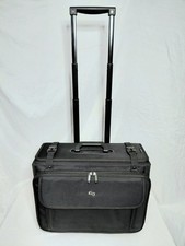 Solo Morgan Rolling Hard Side Catalog & Laptop Case Hanging Files  Black picture