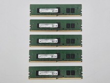 20GB LOT OF 5 x 4GB Micron 1Rx8 PC4-2400T 2400MHz ECC Server RAM MTA9ASF51272PZ picture