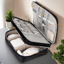 Data cable storage box mobile phone storage bag, cosmetic organizing storage bag picture