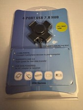 Office Depot 4 Port USB 2.0 HUB for PC & Mac (New/Sealed) picture
