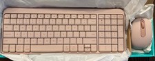 Logitech MK250 Wireless Mouse Keyboard Combo Rose 920-013512 Open Box picture