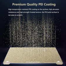 Ender 3 V3 Ke Pei Spring Steel 235x235mm, Texture Pei Sheet Magnetic Flexible He picture