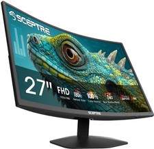 New Sceptre Curved 27 inch Prime Gaming Monitor DisplayPort x2 180Hz HDMI x2 picture