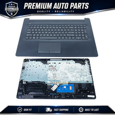 Black Palmrest Keyboard Touchpad Non-Backlit Laptop US for HP 17BY 17-BY 17-CA picture
