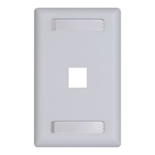 FACEPLATE ID 1-GANG 1-PORT 10PK WH IC107S1TWH UPC 633758096027 picture