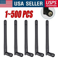 500 x RP-SMA Antenna for WiFi 2.4GHz 5Ghz Wireless Router or Card Female Pin LOT picture