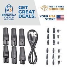 Versatile 7 PCS Replacement Charger for Hair Clippers and Shavers - Eco-Friendly picture