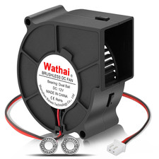 7530 DC 12V Centrifugal Blower Cooling Fan 12 Volt 2Pin Dual Ball picture