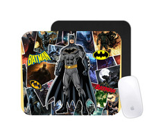 Batman Mouse Pad | Dark Knight Cartoon Desk Mat | Custom Hero Gift picture