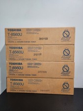 Toshiba T-8560 Black Toner Cartridge E STUDIO 556 Genuine Lot of 4 picture