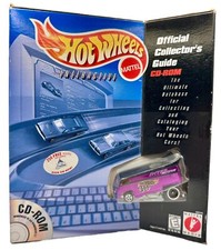 Hot Wheels  1998 Official Collector’s Guide CD-ROM Purple VW Drag Bus picture