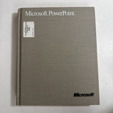 Microsoft PowerPoint 2.0 User's Manual Apple Macintosh 1988 Vintage Hardcover picture