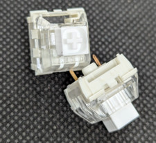Drop Kaihua BOX White RGB Mechanical Keyboard Switches 70 Pack New Clicky picture