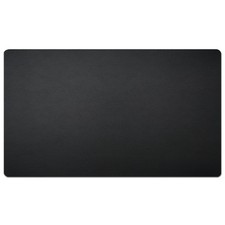 Leather Desk Blotter Pad 24 x 14 Inches, Flat, Non-Slip, Waterproof, Black picture