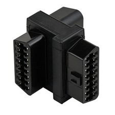 OBD2 Splitter Cable 16 Pin 1 Male to 2 Female Extension Adapter picture