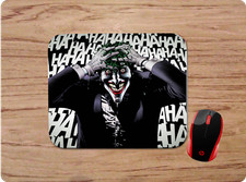 BATMAN JOKER - LAUGHING - PSYCHODELIC - CUSTOM PC MOUSE PAD DESK MAT - GIFT picture