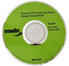 AUTHENTIC NEW RARE Microsoft Windows NT 4.0 Service Pack 6 Debug / Checked Build picture