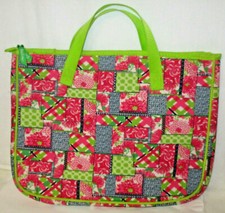 BEAUTIFUL Women's Lilly Pulitzer Computer Bag  Green and Pink work (K). picture