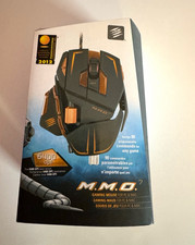 Mad Catz M.M.O. 7 Wired USB Laser Gaming Mouse 6400 DPI Black/Orange picture