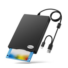 Chuanganzhuo 3.5 USB Floppy Disk Drive External Portable 1.44 MB FDD for PC Wind picture