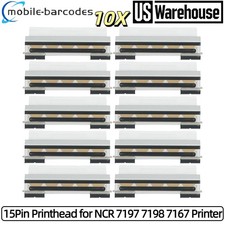 10X Printhead for NCR 7197 7198 7167 Receipt POS Printer 15Pin , 497-0465432 ⭐ picture
