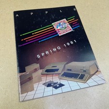 45 yrs old_ APPLE RARE SPRING CATALOG  SPRING 1981 Apple III Apple II picture